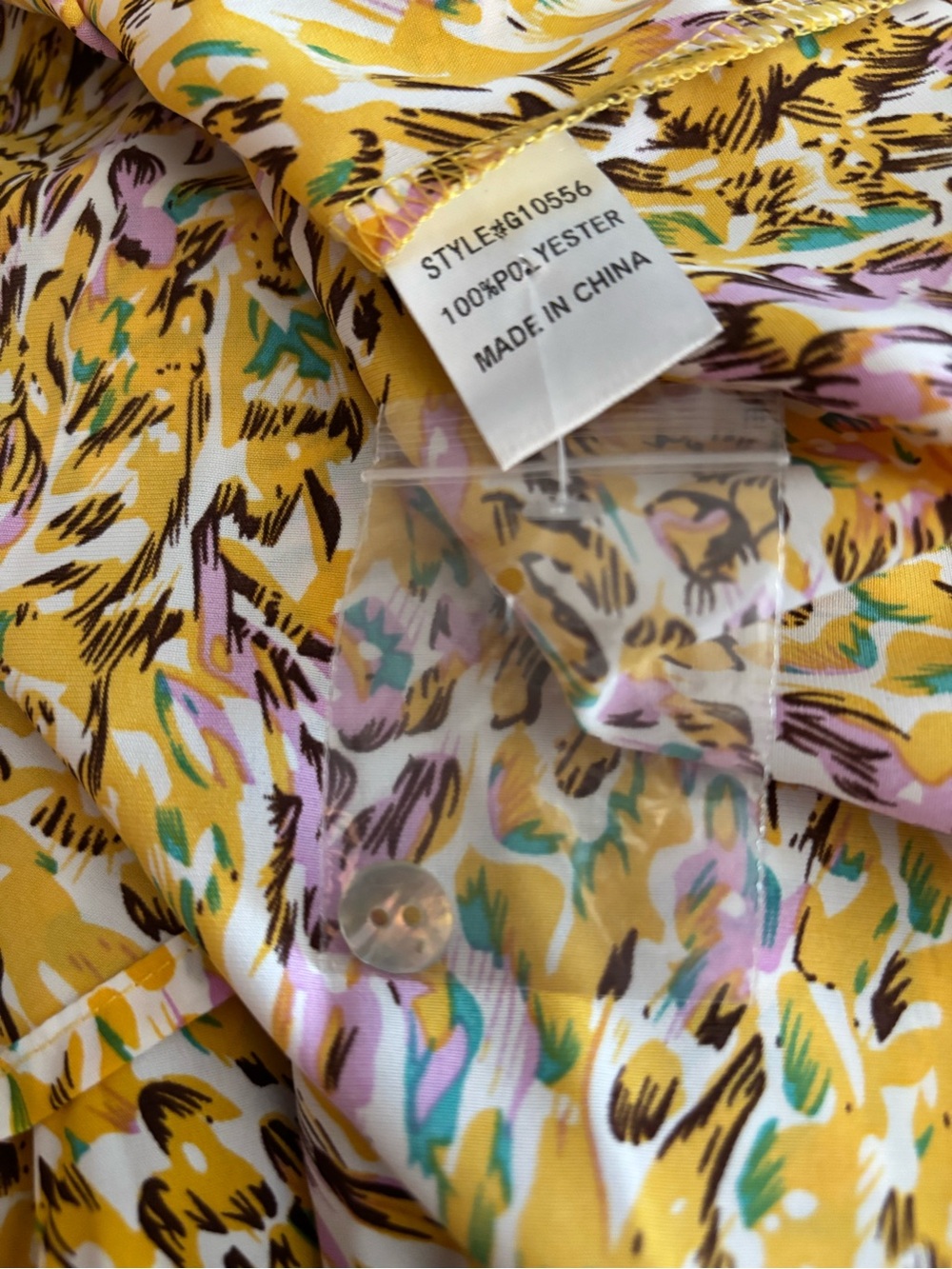 Yellow Floral Smocked Women’s Skirt Jodifl. Small - Picture 8 of 8